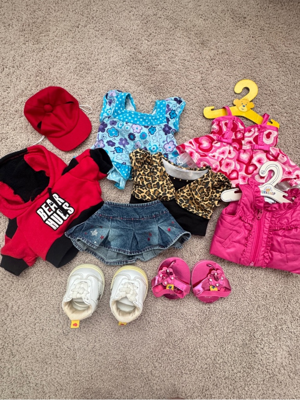 Vintage Build-A-Bear Workshop Clothing Bundle